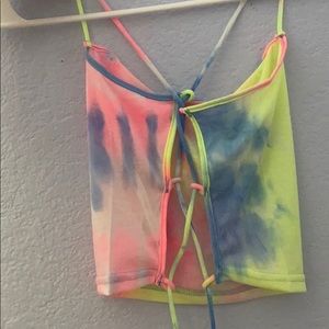 Tie-dye crop top